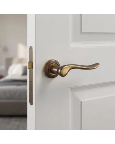 Poignées de porte or poli Mandelli Rondò
