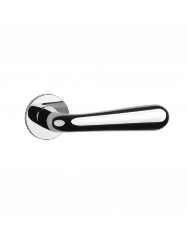 Poignée de porte chrome poli GARDENIA poignée design