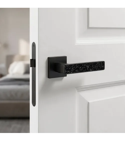 Poignées de porte noires GLAMOUR