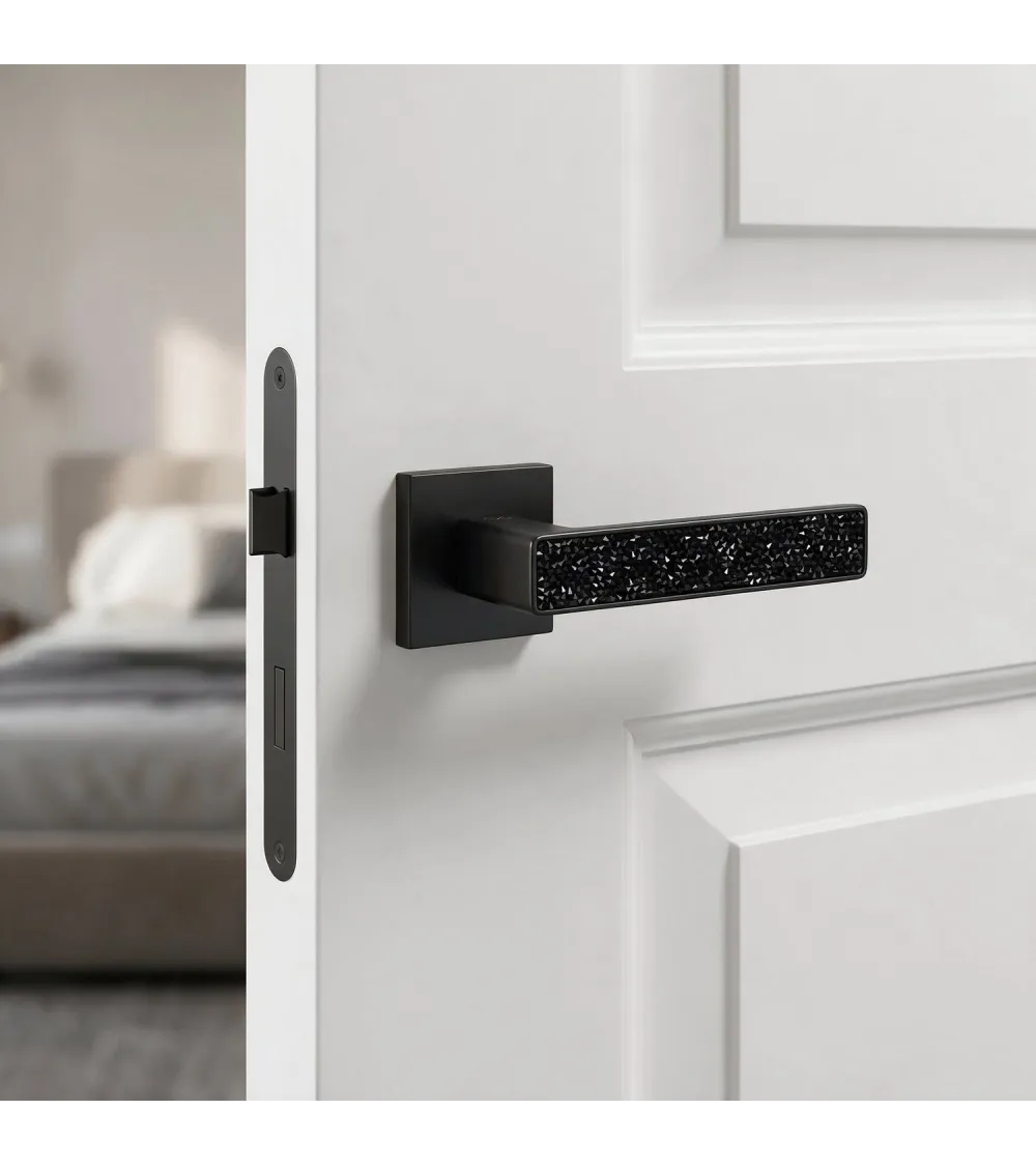 Poignées de porte noires GLAMOUR