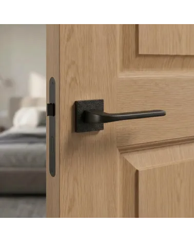 Poignée de porte noire TUPAI 4007-T3 - MillaPoignées