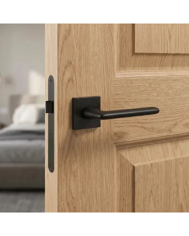 Poignée de Porte Noire au charme intemporel - Modèle TUPAI 4165-T2