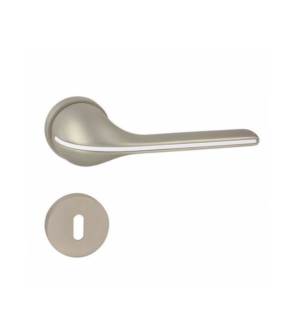 door handle on concealed plate sold with its function escutcheon