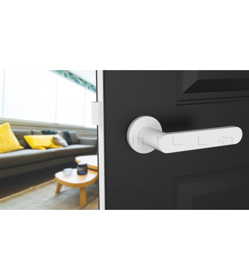 Poignée de porte coloris blanche ALORA poignée design