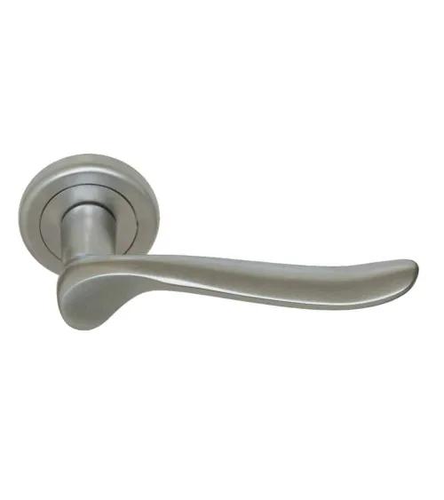 Poignée de porte Orphée chrome perle — Chrome laqué
