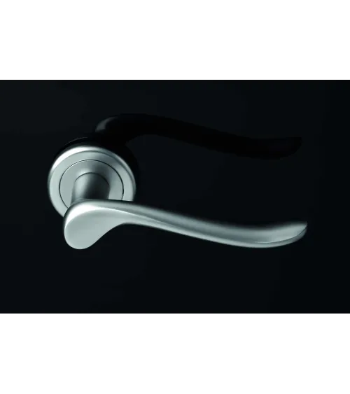 Poignée de porte Orphée chrome perle — Chrome laqué