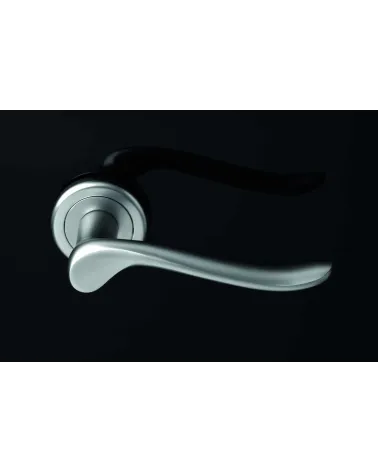 Poignée de porte Orphée chrome perle — Chrome laqué