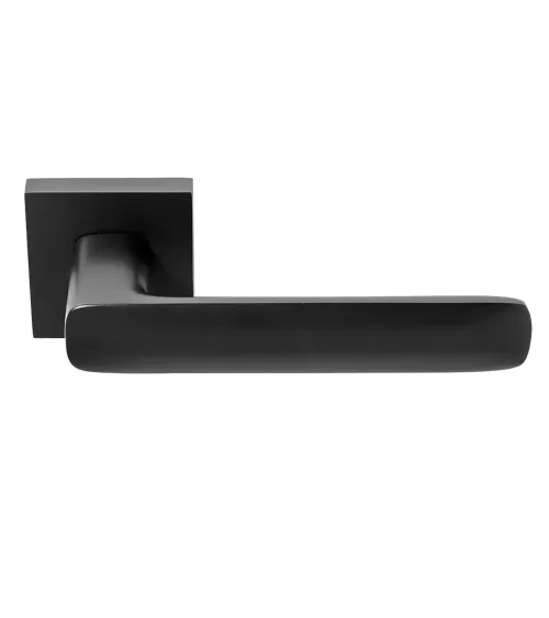 Poignée de porte Écir en zamak finition noire