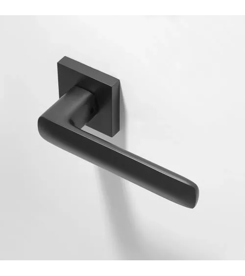 Poignée de porte Écir en zamak finition noire