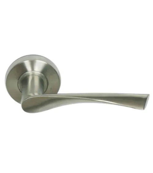 Poignée de porte St Macaire en inox brossé mat — Acier inoxydable