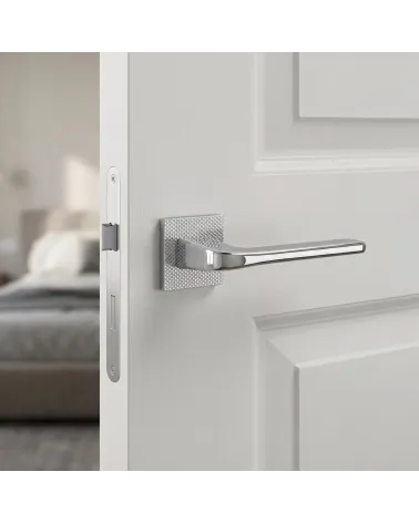 Poignée de Porte Carrée au design captivant - Modèle  4007-T2