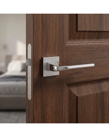 Poignée de Porte Carrée au design captivant - Modèle  4007-T2