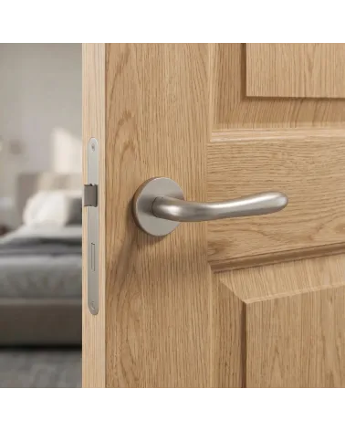 Poignée de Porte Nickel Brossé Chic et Sophistiquée - Modèle TUPAI 294