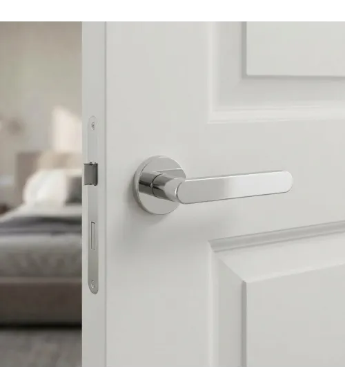 Poignée de porte chrome poli ALORA poignée design