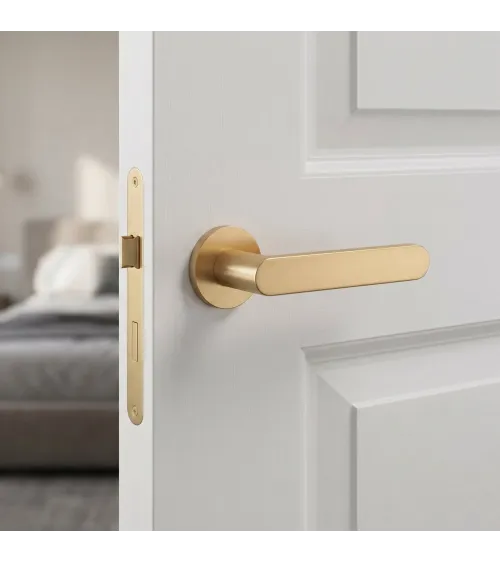 Poignée de porte dorée mate ALORA poignée design