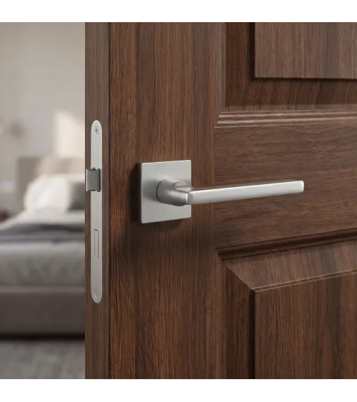 Poignée de porte chrome satiné SIRA poignée design