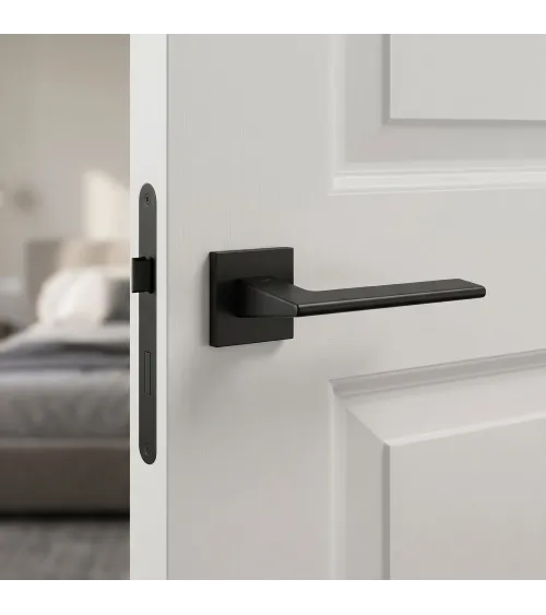 Poignée de porte noire Shark -  poignée design