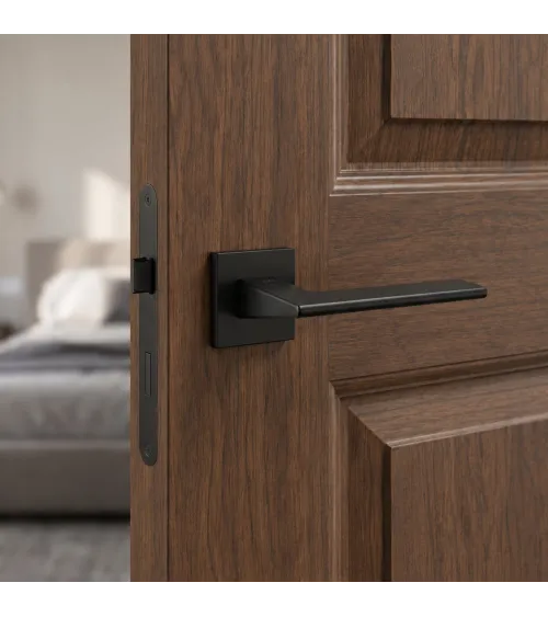 Poignée de porte noire Shark -  poignée design
