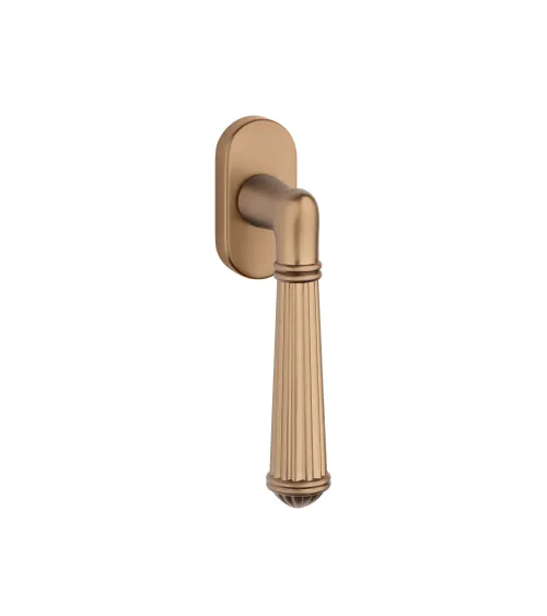 Poignée de fenêtre ARIDA en aluminium marron clair