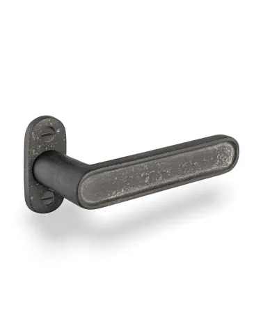 Poignée de porte en fer noir