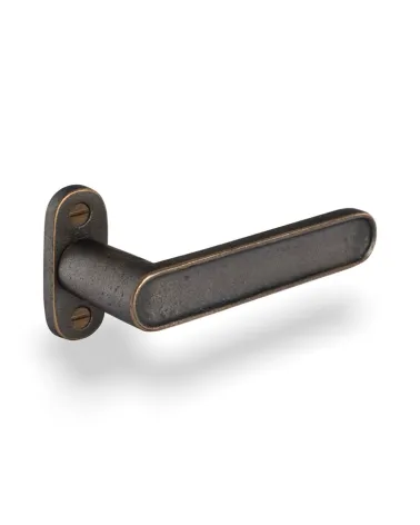 Poignée de porte en fer noir
