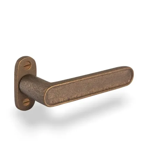 Poignée de porte en fer noir