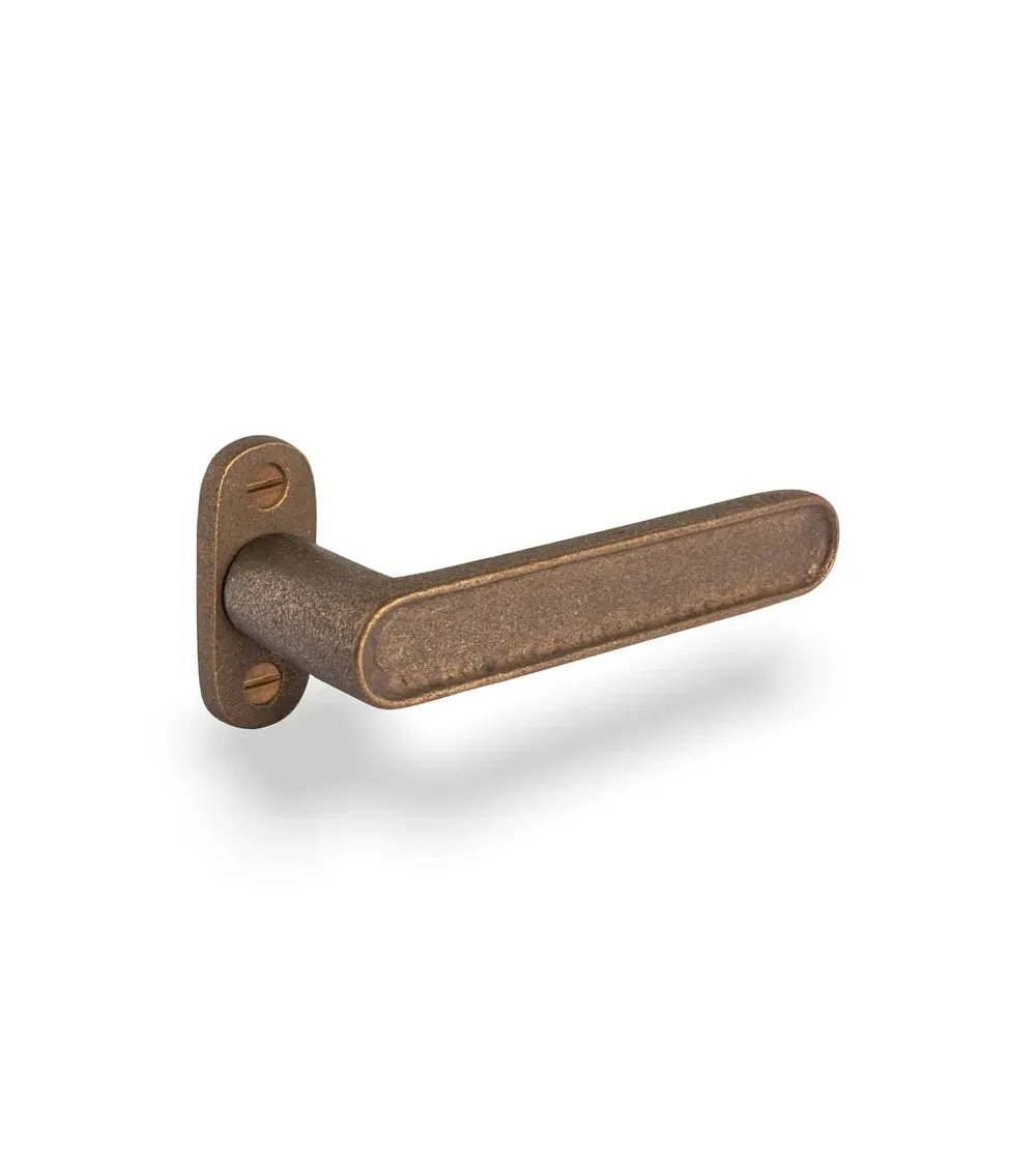 Poignée de porte en fer noir