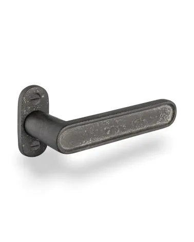 Poignée de porte en fer noir