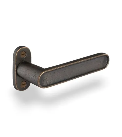 Poignée de porte en fer noir