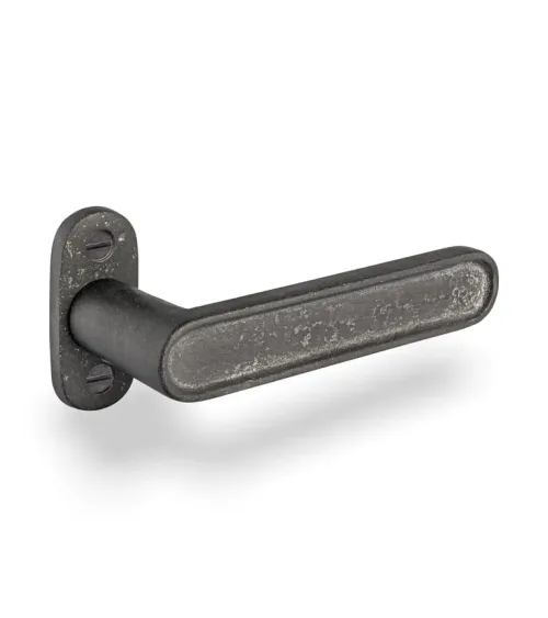 Poignée de porte en fer noir