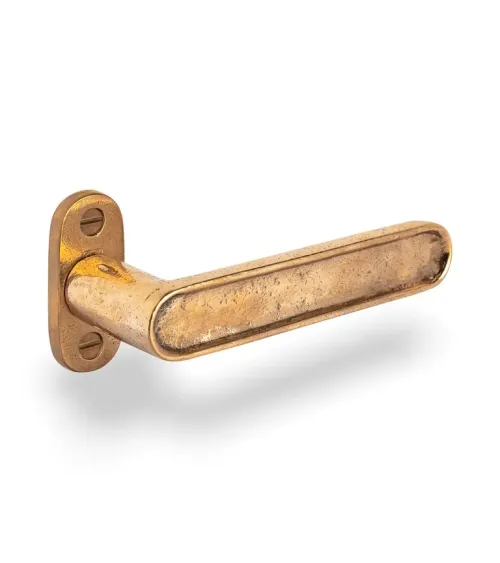 Poignée de porte en fer noir