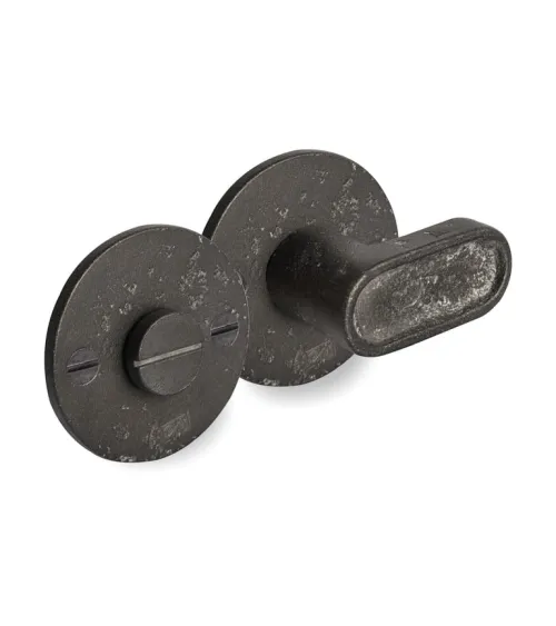 Set toilette finition métal brut