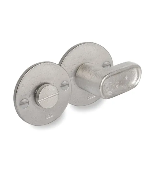 Set toilette finition métal brut