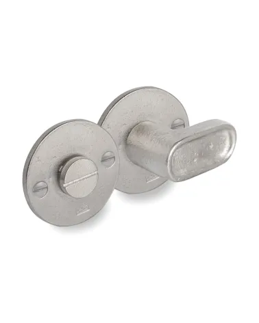 Set toilette finition métal brut