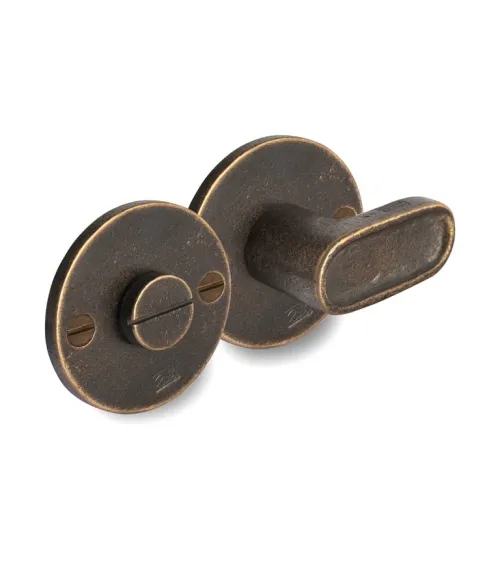 Set toilette finition métal brut