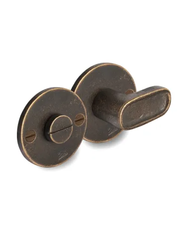 Set toilette finition métal brut