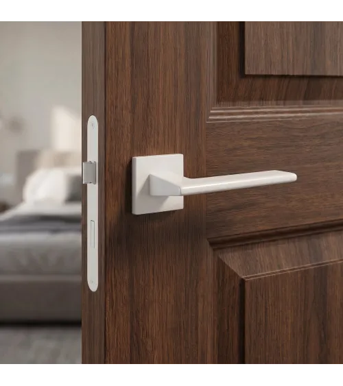 Poignée de porte blanche Shark