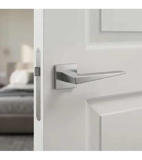 Poignée de porte Chrome brossé VEGA -  poignée design