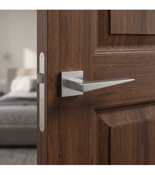 Poignée de porte Chrome brossé VEGA -  poignée design