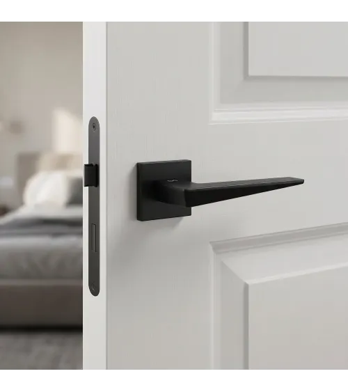Poignée de porte noire VEGA -  poignée design