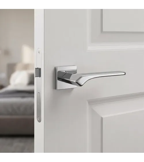 Poignée de porte en zamak BERGERIA poignée design