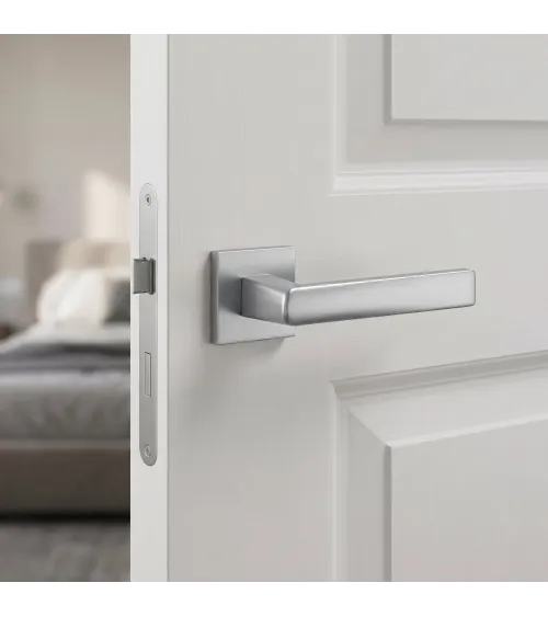 Poignée de porte chrome satiné ADANA poignée design