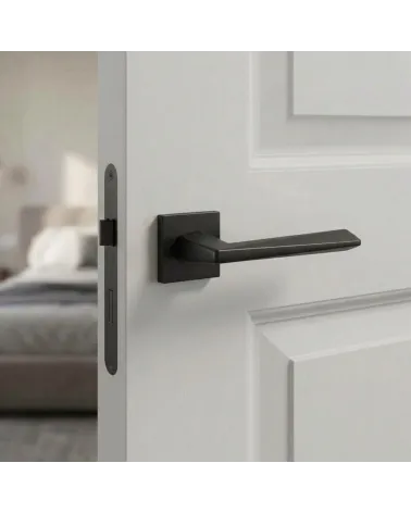 Poignées de porte noires DIAMANT