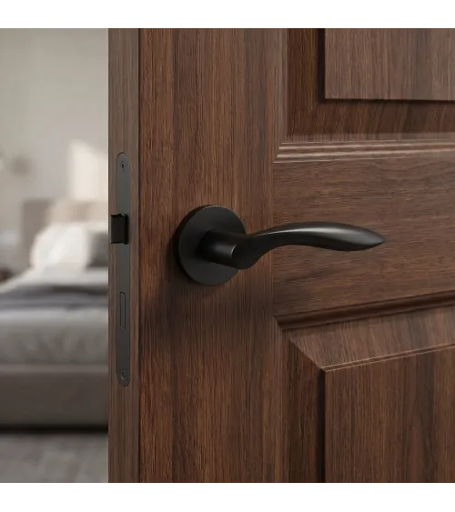 Poignée de porte STILE PULIA en aluminium noir