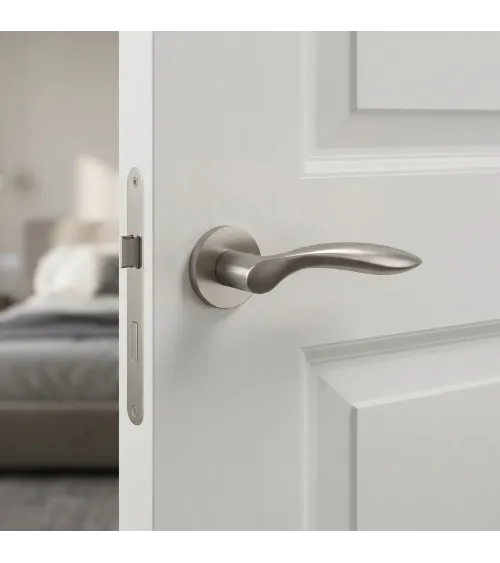 Poignée de porte STILE PULIA en aluminium nickel