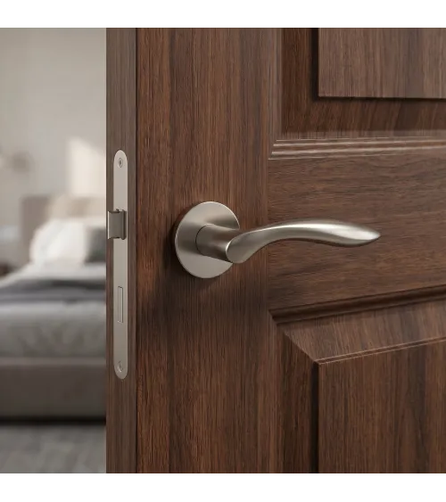 Poignée de porte STILE PULIA en aluminium nickel