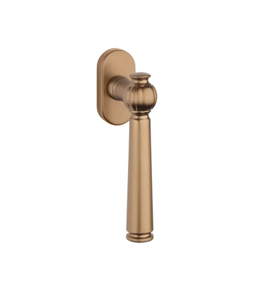 Poignée de fenêtre TUKA en aluminium marron clair