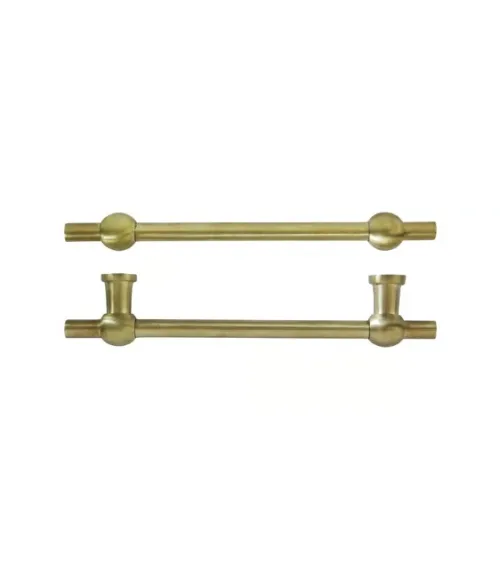 Poignée de meuble COMCDF 128 mm – Laiton brossé | MillaPoignees