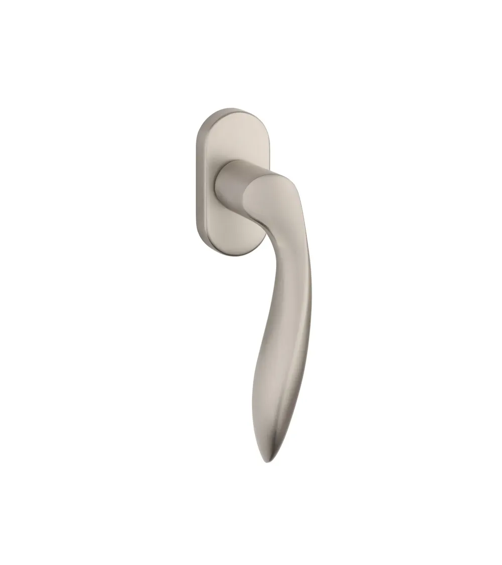 Poignée de fenêtre PULIA en aluminium nickel mat