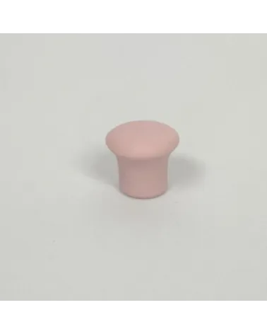 Patère murale en porcelaine mate rose pâle, taille XS – Anne Black